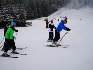 Beginers ski lessons with professionsl ski instructor in Poiana Brasov